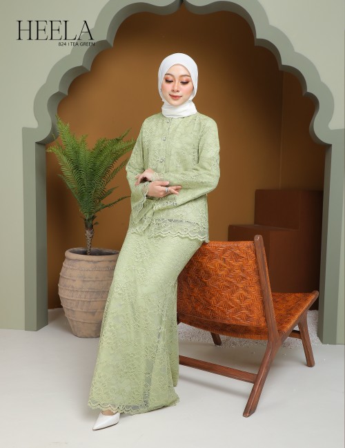 HEELA KURUNG MODERN (TEA GREEN) 824