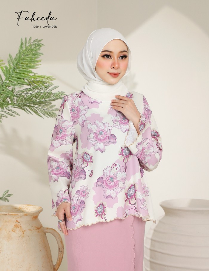 FAHEEDA KURUNG MODERN (LAVENDER) 1269