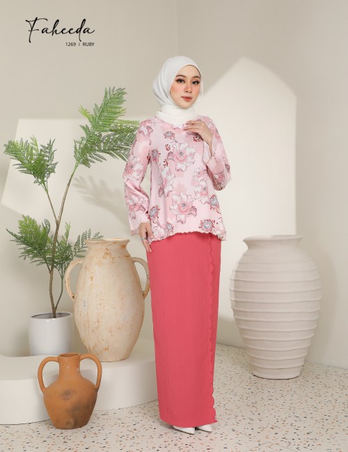 FAHEEDA KURUNG MODERN (RUBY) 1269