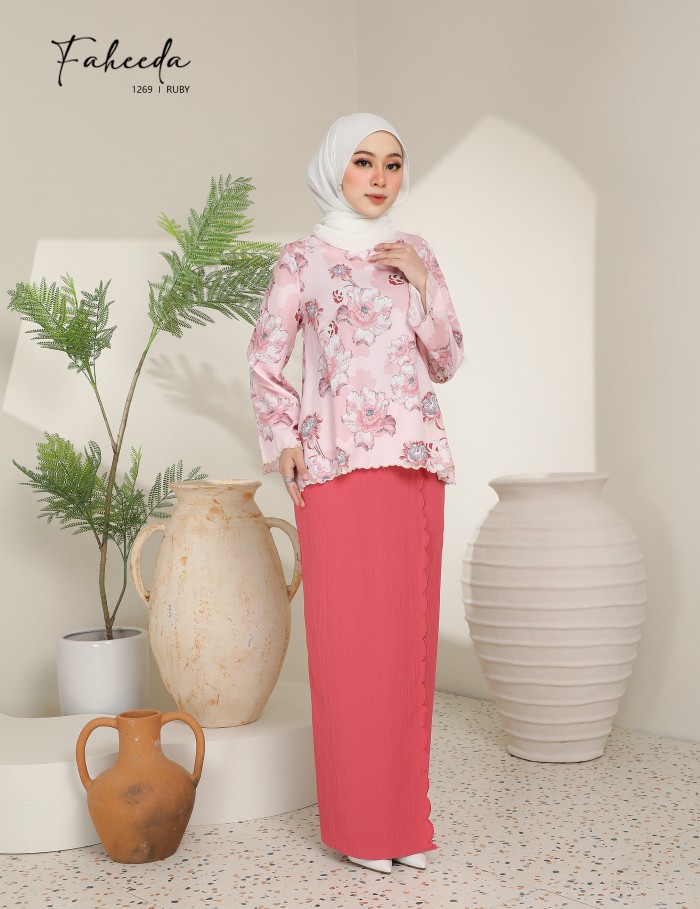 FAHEEDA KURUNG MODERN (RUBY) 1269