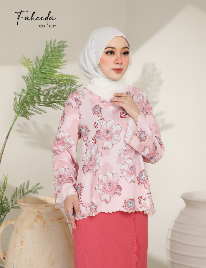 FAHEEDA KURUNG MODERN (RUBY) 1269