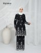 RAYANNA KURUNG MODERN (BLACK) 1273#