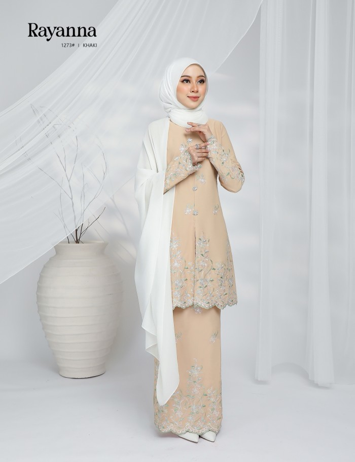 RAYANNA KURUNG MODERN (KHAKI) 1273#