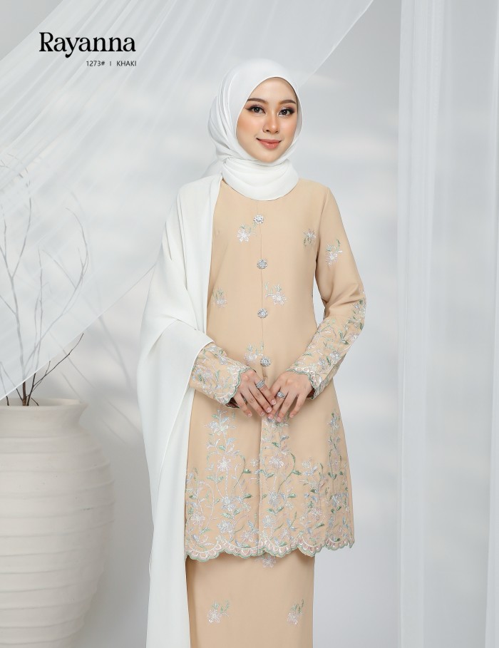 RAYANNA KURUNG MODERN (KHAKI) 1273#