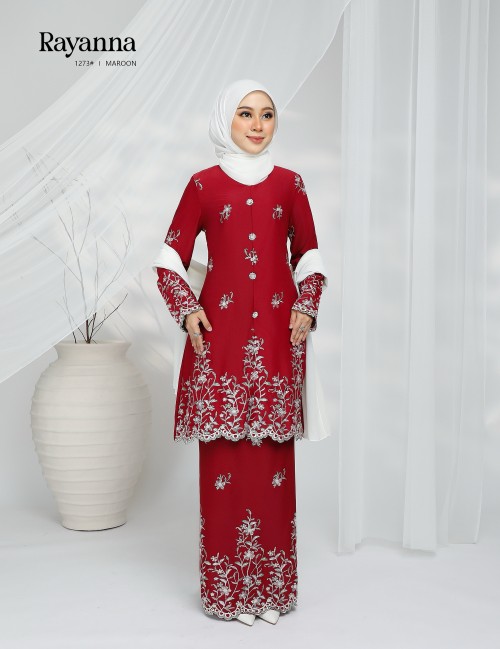 RAYANNA KURUNG MODERN (MAROON) 1273#