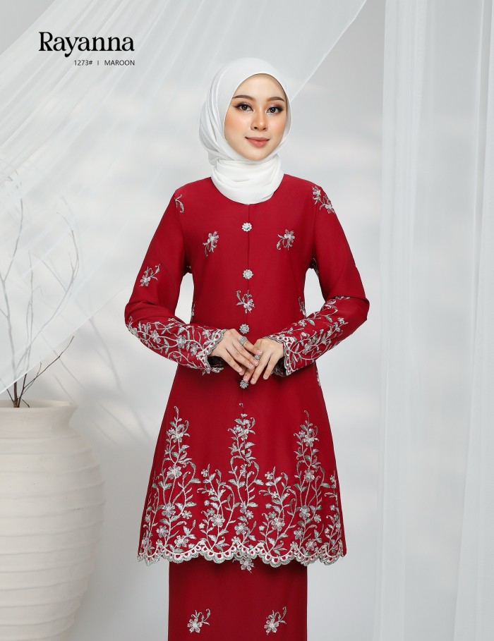 RAYANNA KURUNG MODERN (MAROON) 1273#