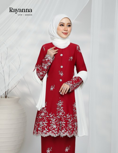 RAYANNA KURUNG MODERN (MAROON) 1273#