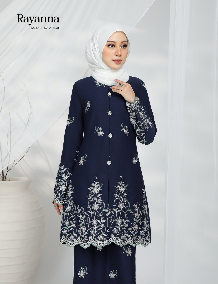 RAYANNA KURUNG MODERN (NAVY BLUE) 1273#