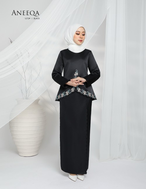 ANEEQA KURUNG MODERN (BLACK) 1272#