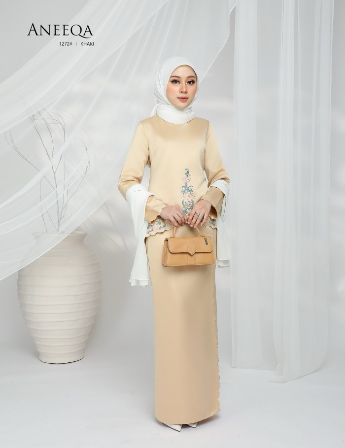 ANNEQA KURUNG MODERN (KHAKI) 1272#