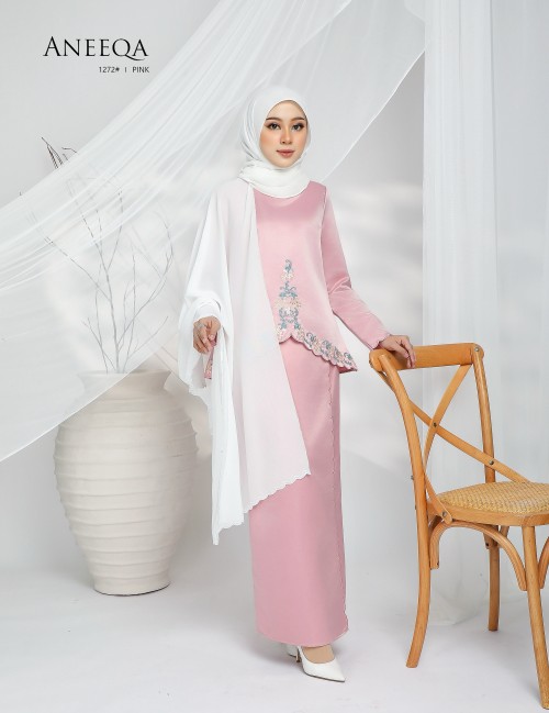 ANEEQA KURUNG MODERN (PINK) 1272#