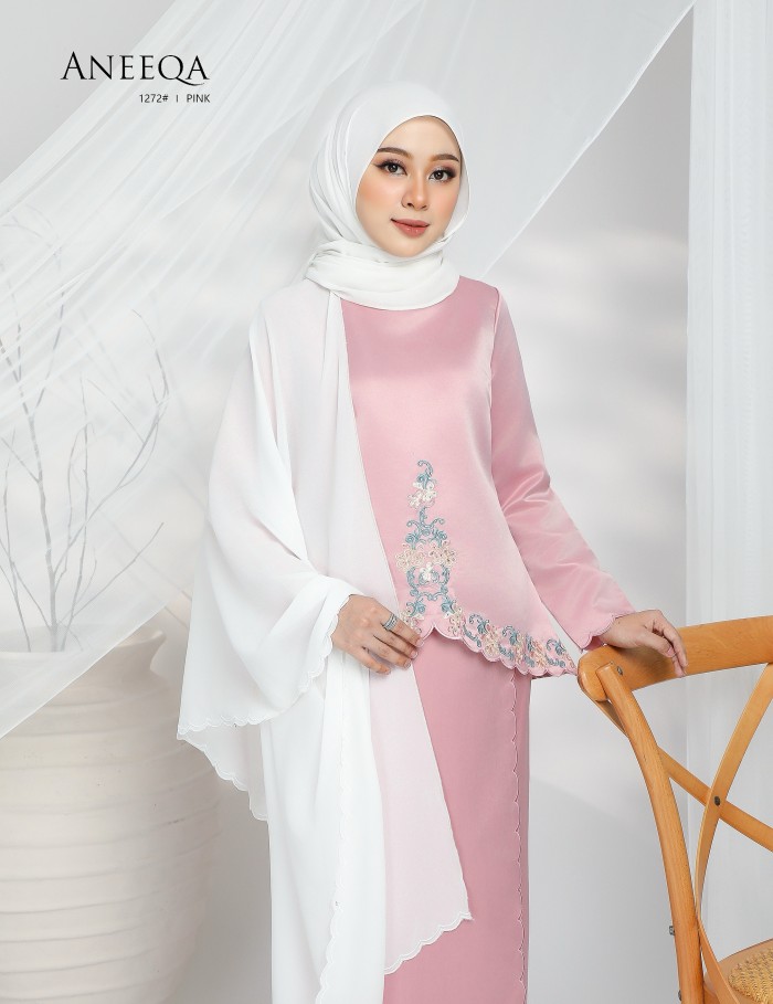 ANEEQA KURUNG MODERN (PINK) 1272#