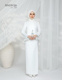 ANNEQA KURUNG MODERN (WHITE) 1272#