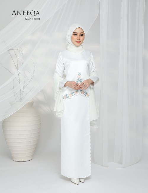 ANNEQA KURUNG MODERN (WHITE) 1272#