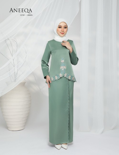 ANEEQA KURUNG MODERN (GREEN) 1272#