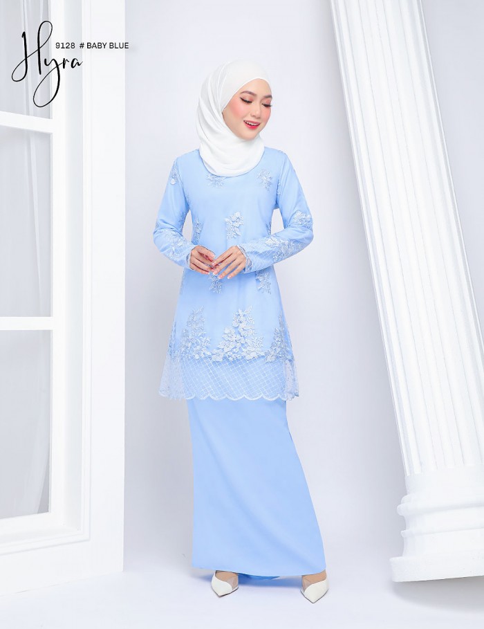 HYRA KURUNG MODERN (BABY BLUE) 9128