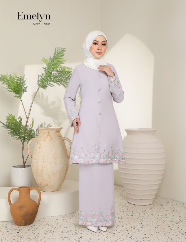 EMELYN KURUNG MODERN (GREY) 1270#