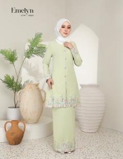 EMELYN KURUNG MODERN (GREEN) 1270#