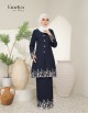 EMELYN KURUNG MODERN (NAVY BLUE) 1270#