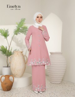 EMELYN KURUNG MODERN (TAFFY PINK) 1270#