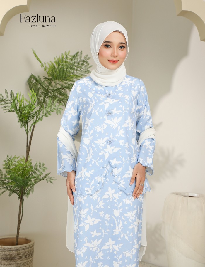 FAZLUNA KURUNG MODERN (BABY BLUE) 1275#