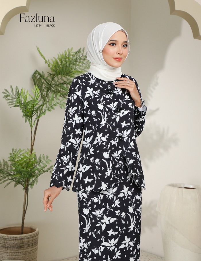 FAZLUNA KURUNG MODERN (BLACK) 1275#