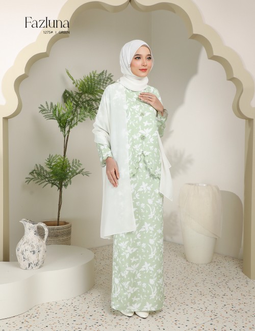 FAZLUNA KURUNG MODERN (GREEN) 1275#