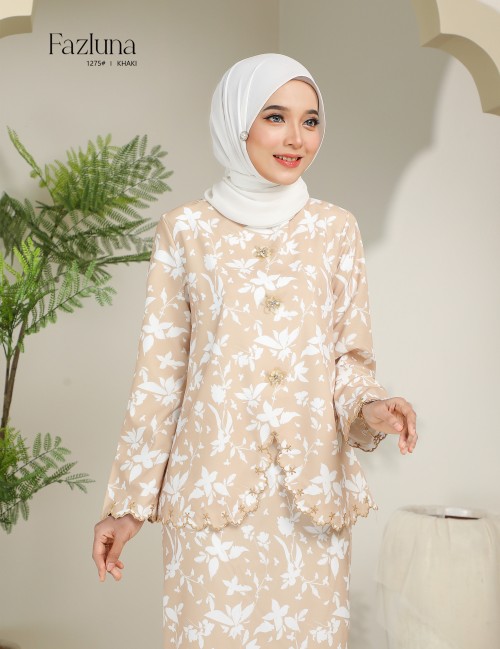 FAZLUNA KURUNG MODERN (KHAKI) 1275#