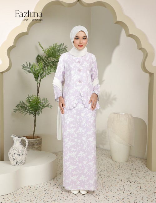 FAZLUNA KURUNG MODERN (LAVENDER) 1275#