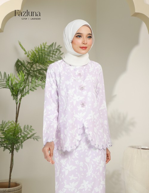 FAZLUNA KURUNG MODERN (LAVENDER) 1275#