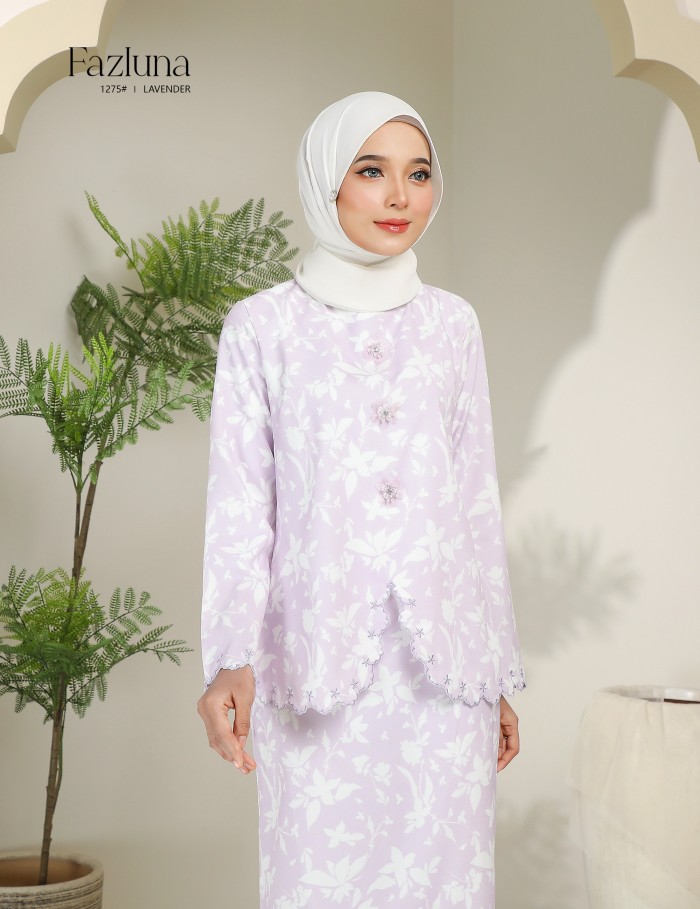 FAZLUNA KURUNG MODERN (LAVENDER) 1275#