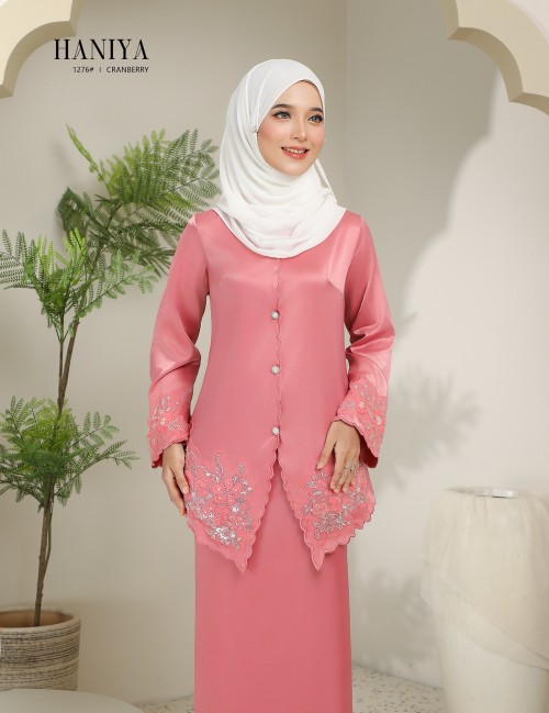 HANIYA KURUNG MODERN (CRANBERRY) 1276#