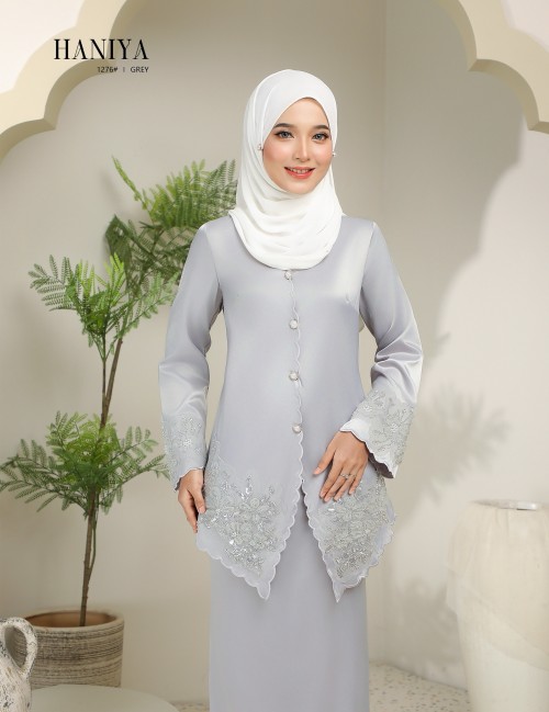 HANIYA KURUNG MODERN (GREY) 1276#