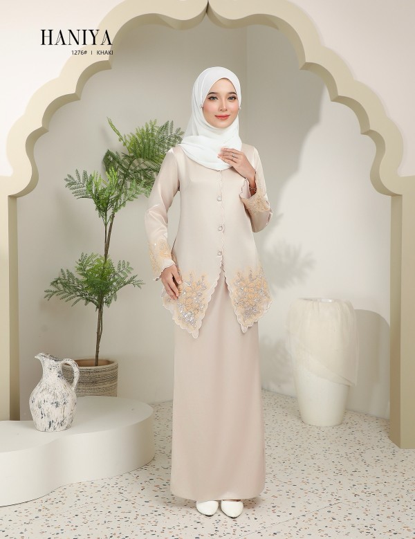 HANIYA KURUNG MODERN (KHAKI) 1276#