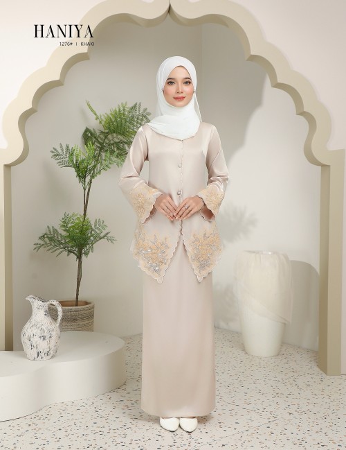 HANIYA KURUNG MODERN (KHAKI) 1276#