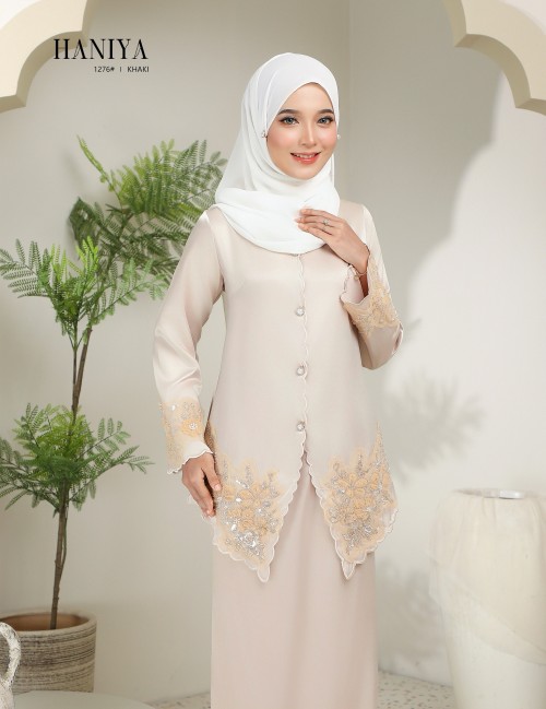 HANIYA KURUNG MODERN (KHAKI) 1276#