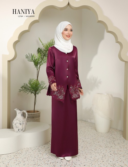 HANIYA KURUNG MODERN (MULBERRY) 1276#