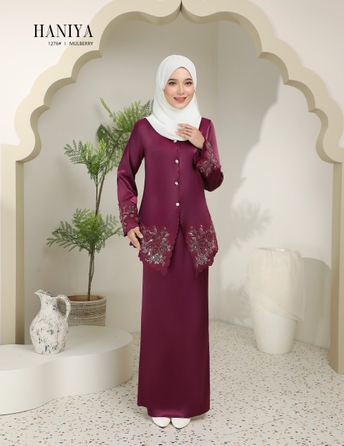 HANIYA KURUNG MODERN (MULBERRY) 1276#