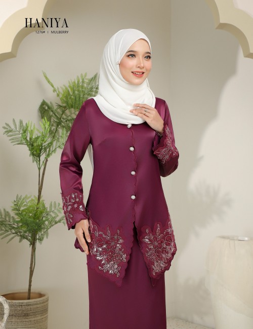 HANIYA KURUNG MODERN (MULBERRY) 1276#