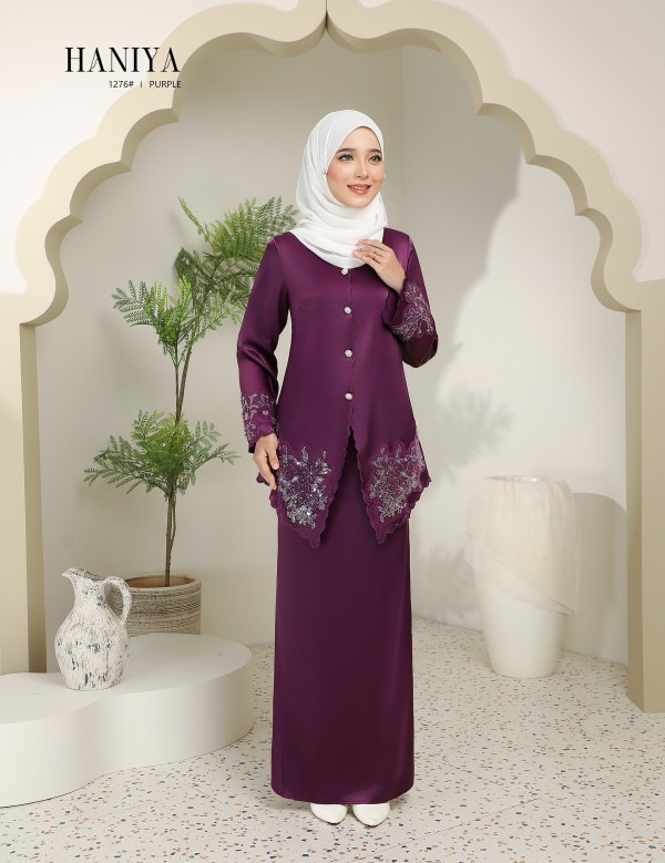 HANIYA KURUNG MODERN (PURPLE) 1276#