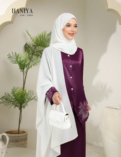 HANIYA KURUNG MODERN (PURPLE) 1276#