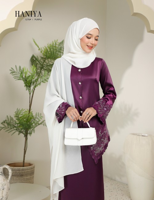 HANIYA KURUNG MODERN (PURPLE) 1276#