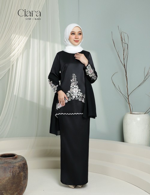 CIARA KURUNG MODERN (BLACK) 1278#