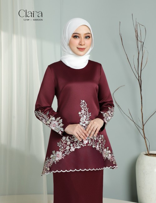 CIARA KURUNG MODERN (MAROON) 1278#