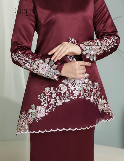 CIARA KURUNG MODERN (MAROON) 1278#