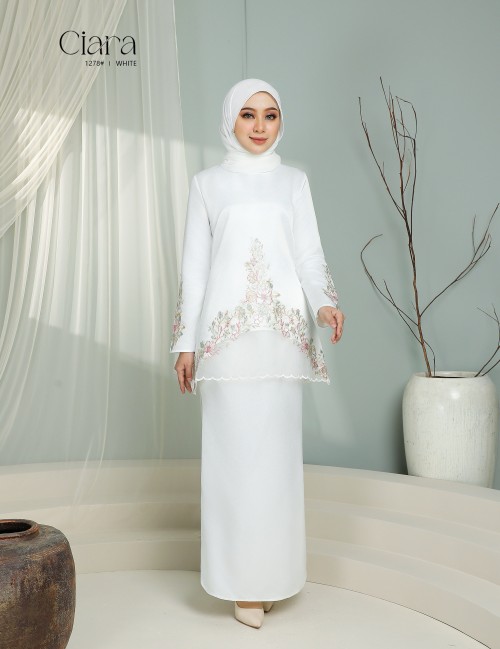 CIARA KURUNG MODERN (WHITE) 1278#