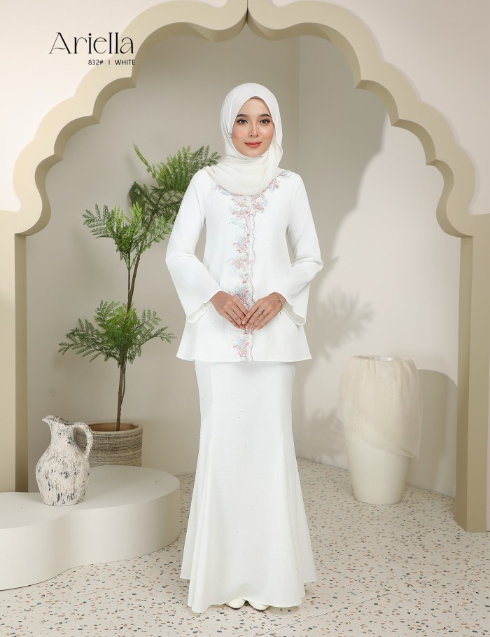 ARIELLA KURUNG MODERN (WHITE) 832#