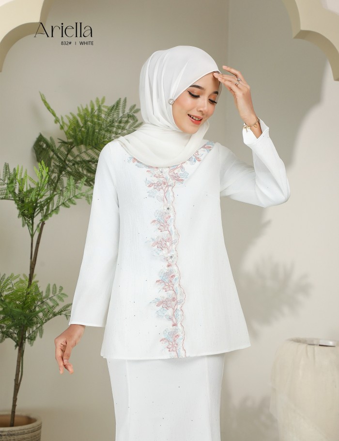 ARIELLA KURUNG MODERN (WHITE) 832#