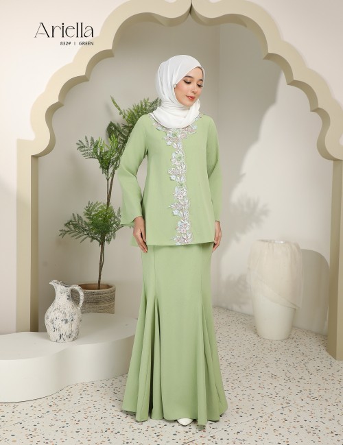 ARIELLA KURUNG MODERN (GREEN) 832#