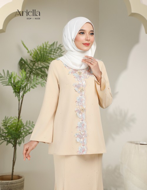 ARIELLA KURUNG MODERN (NUDE) 832#